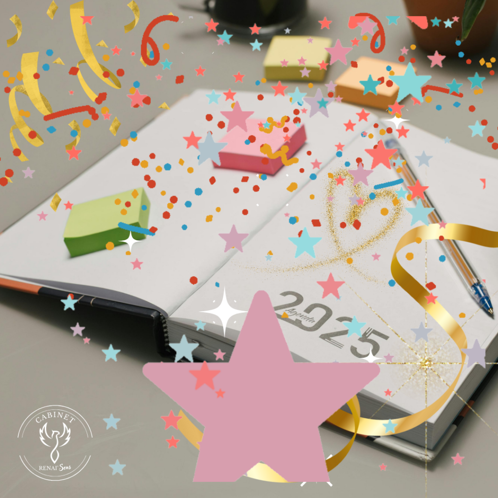 Rétrospective 2025 : 1 an du Cabinet RENAI'Sens, psychologue Christelle Chollet à Houilles et Eure – QVT et bien-être au travail. Consultations à distances relations toxiques