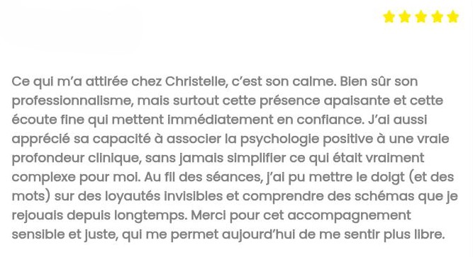 Consultation de psychologie à distance – Consultation de psychologie en VISIO ou TELEPHONE - Souffrance au travail – Ateliers- Formation- RH - QVT – Psychologie Positive- Cabinet RENAI'Sens - Christelle CHOLLET – Psychologue - Psychologue HOUILLES – Psychologue LA MADELEINE DE NONANCOURT- Psychologue Carrières sur Seine – Psychologue Sartrouville – Psychologue Bezons – Psychologue Dreux – Psychologue Montesson – Psychologue Saint Lubin des Joncherets – Psychologue Nonancourt- Psychologue Eure – Psychologue Eure et Loir – Relations toxiques – Burn out – recherche de sens – psychothérapie – reconversion professionnelle – téléconsultation psychologue – coaching - psychologue burn-out Houilles - coaching QVT Ile de France - consultations en reconversion professionnelle psychologue – avis positif